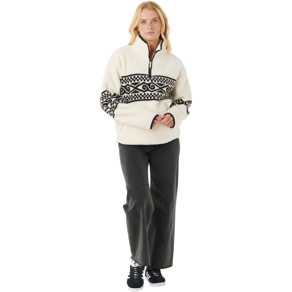 2025 Rip Curl Femmes Oceanic Cosmic Kiss Polar Fleece 09PWFL - Shell